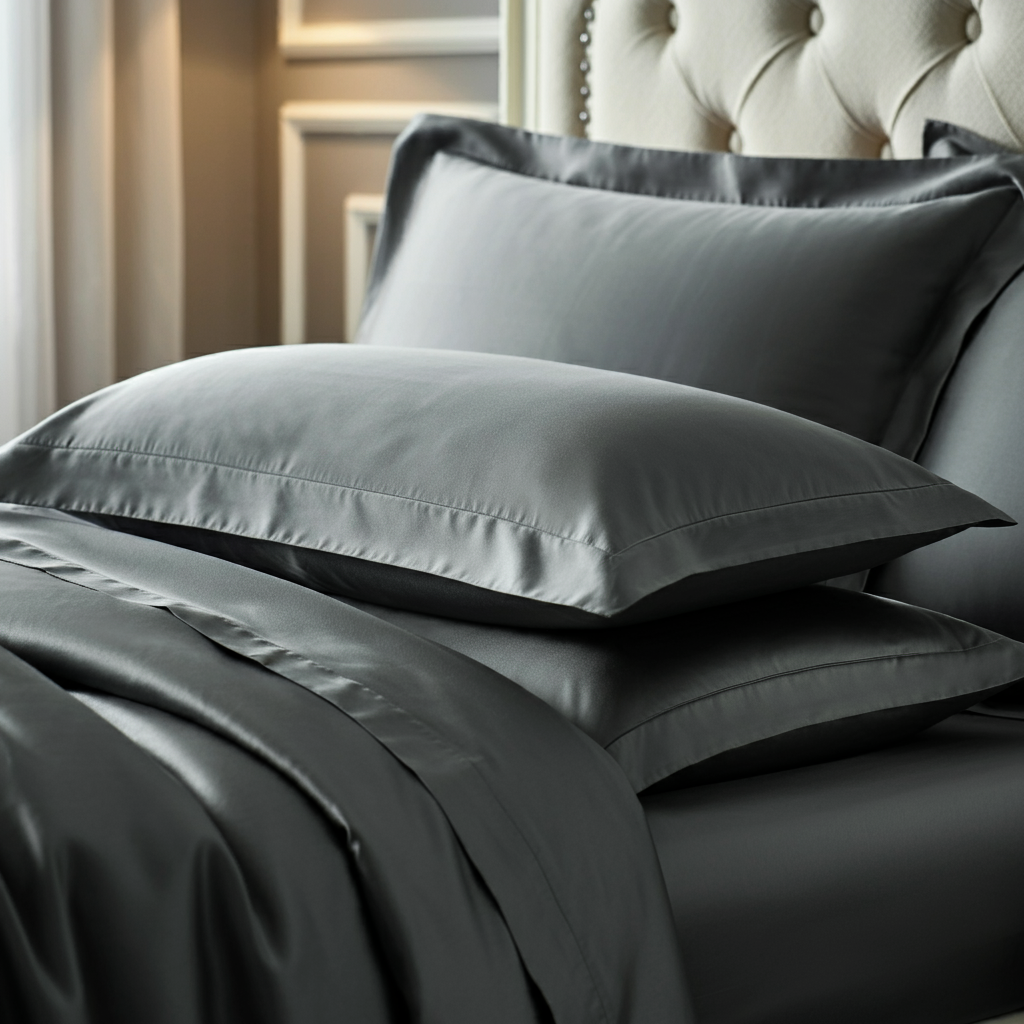 Charm Baumwolle Satin Kissenbezug – für Haus & Wohnen | Finole –…