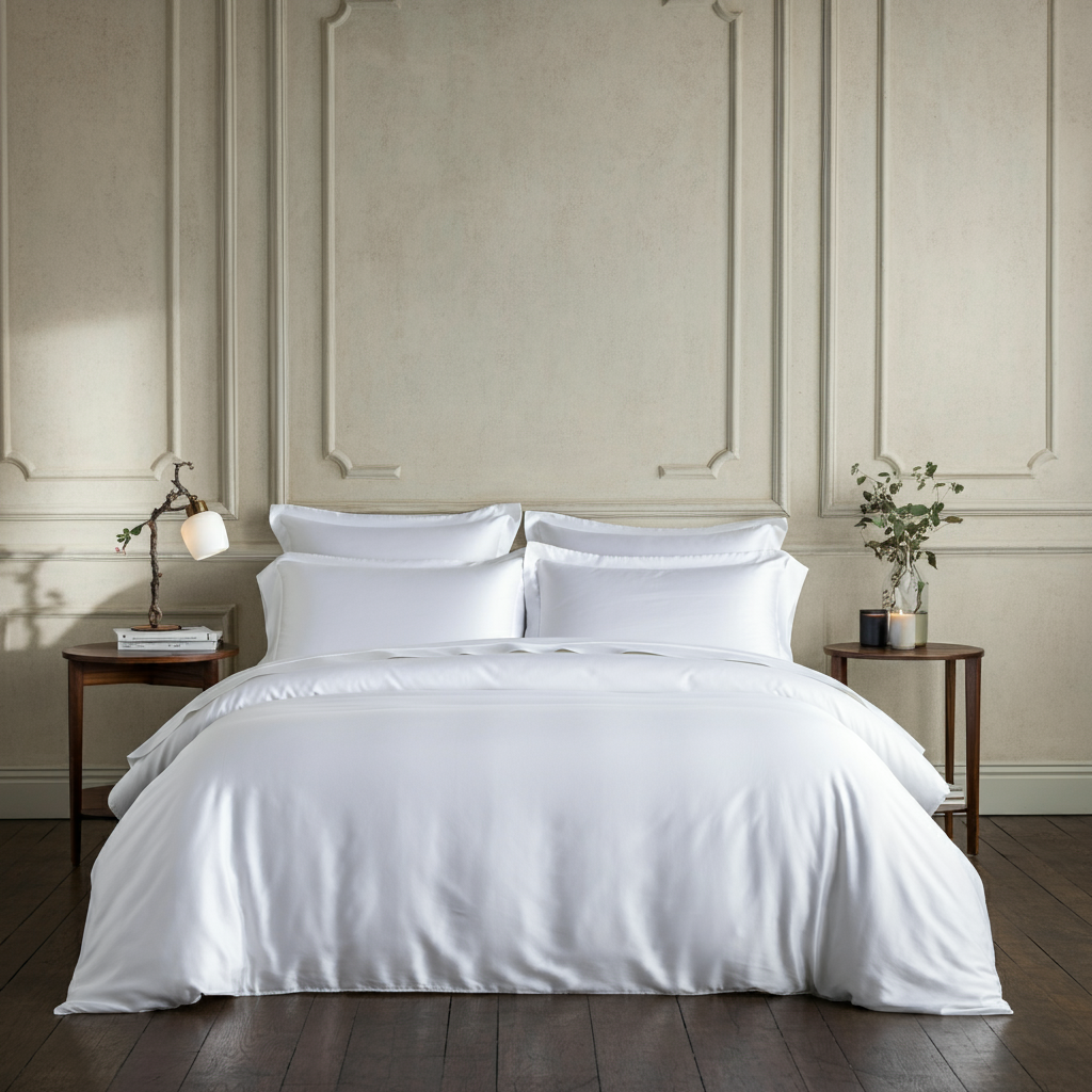 Charm Baumwolle Satin Spannbettlaken