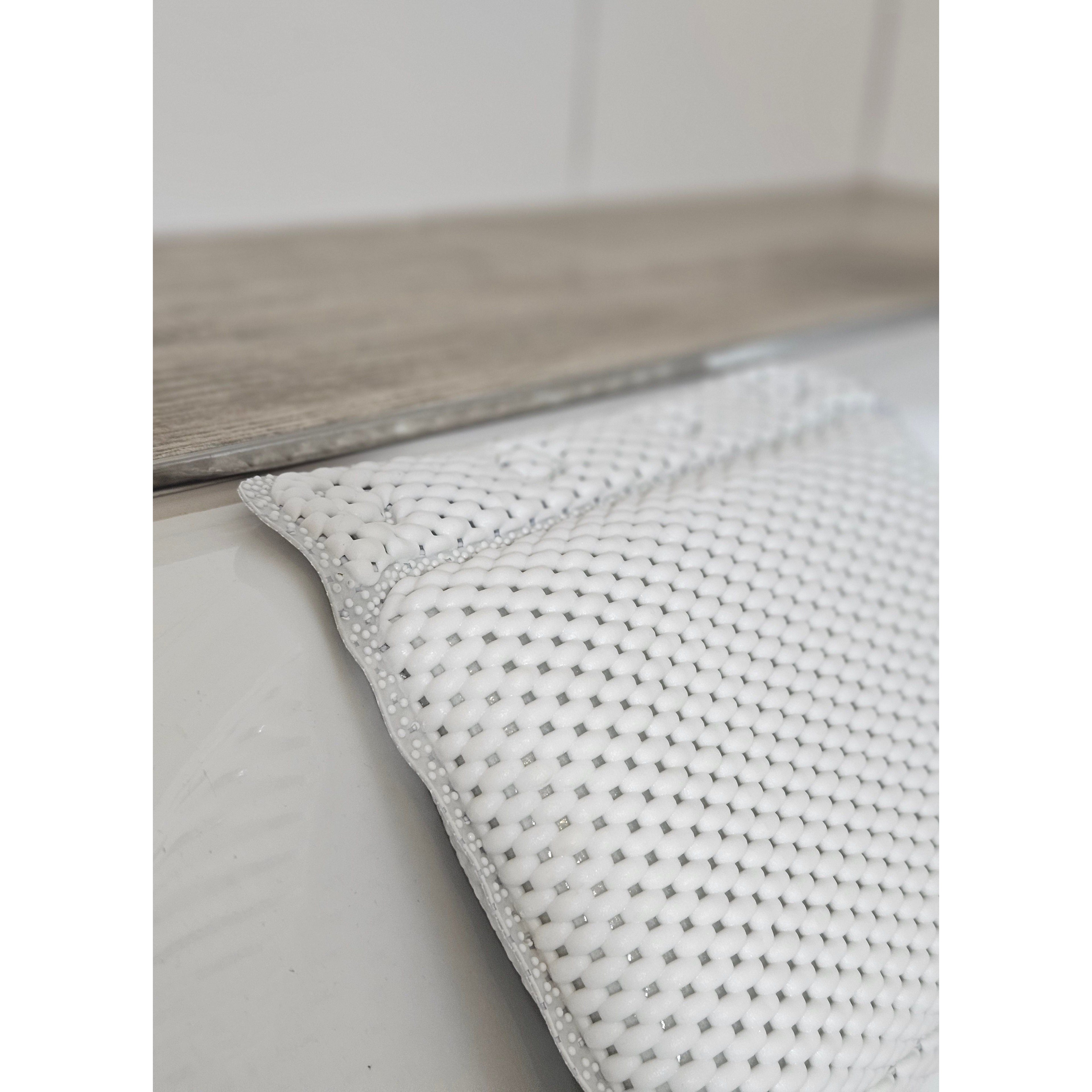 Badewannenkissen grau weiß blau Badekissen mit Saugnäpfen Spa Wannenkissen Kopfkissen