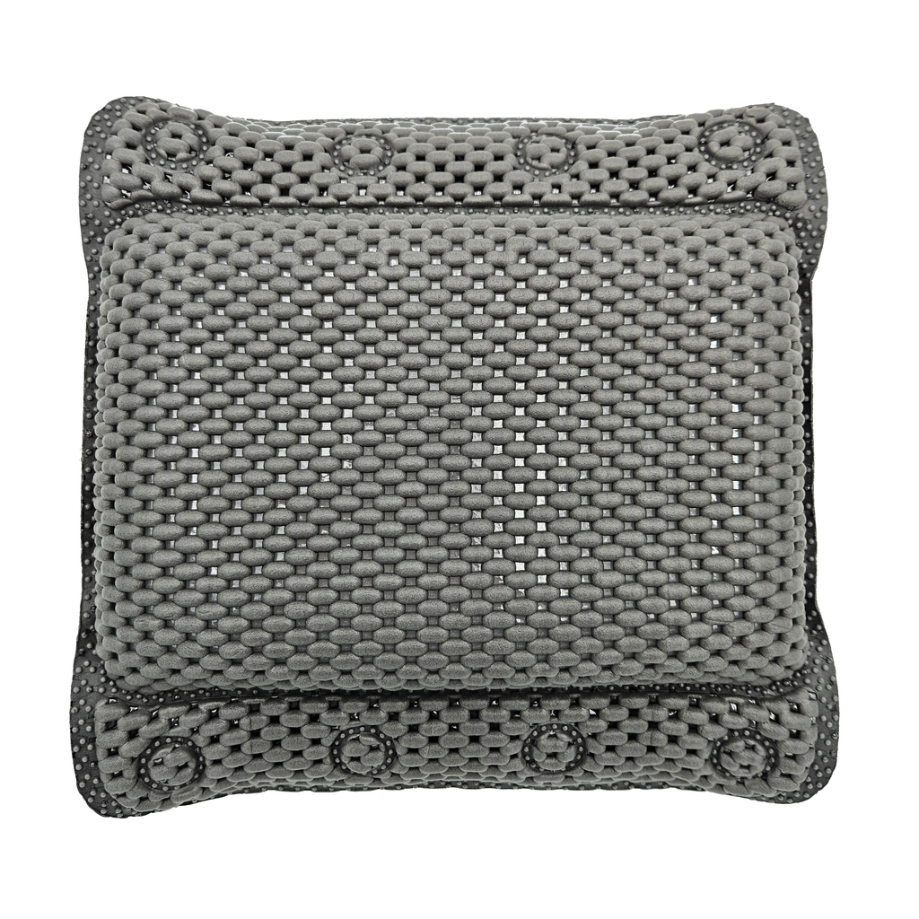 Badewannenkissen grau weiß blau Badekissen mit Saugnäpfen Spa Wannenkissen Kopfkissen