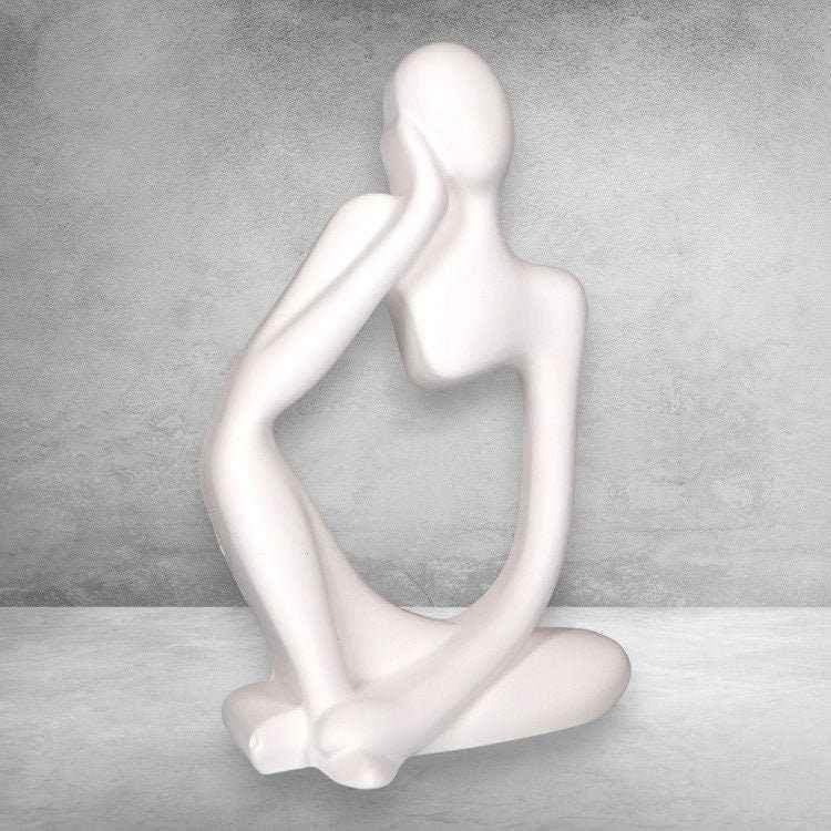 Elegante Figur einer Nachdenklichen Frau – Das Perfekte Geschenk für Besondere Frauen!