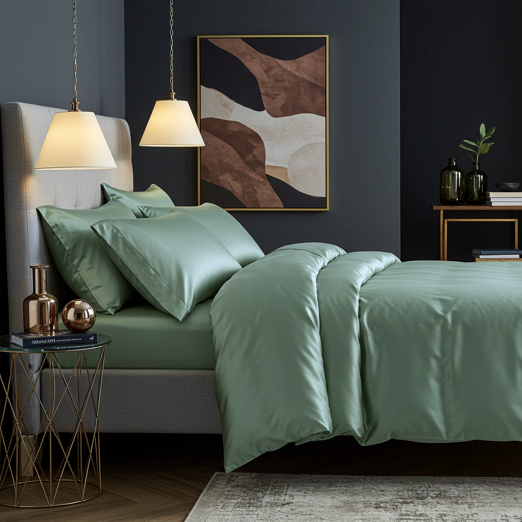 Charm Baumwolle Satin Bettwäsche – für Haus & Wohnen | Finole –…