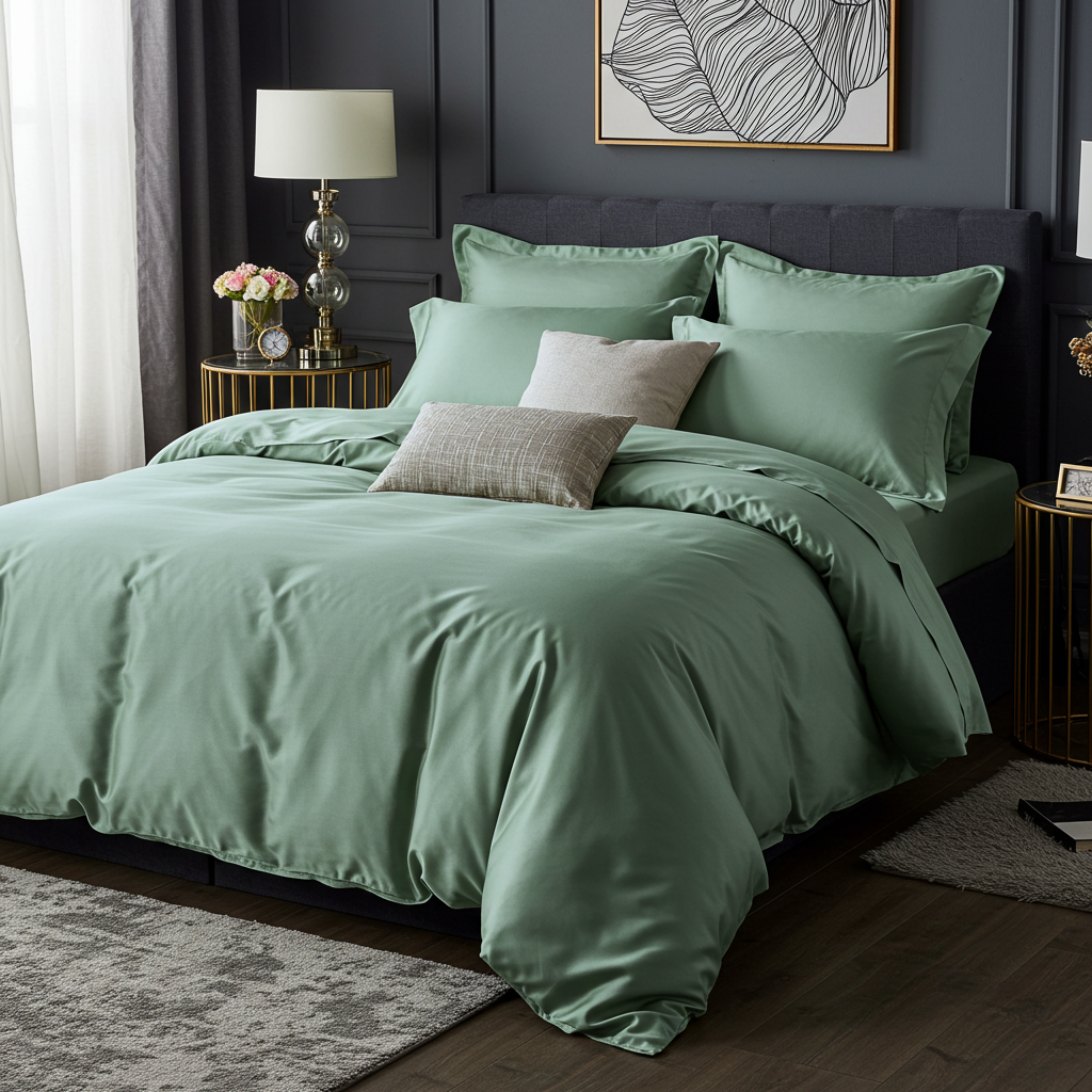 Charm Baumwolle Satin Kissenbezug – für Haus & Wohnen | Finole –…