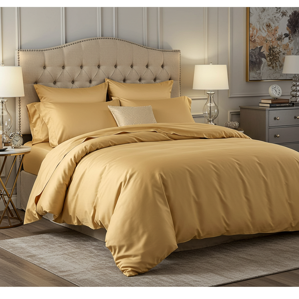 Charm Baumwolle Satin Spannbettlaken