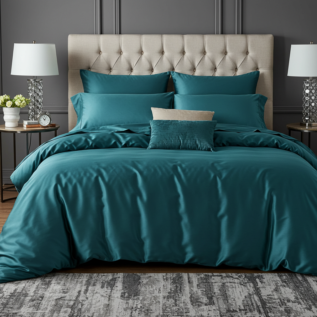 Charm Baumwolle Satin Bettwäsche – für Haus & Wohnen | Finole –…