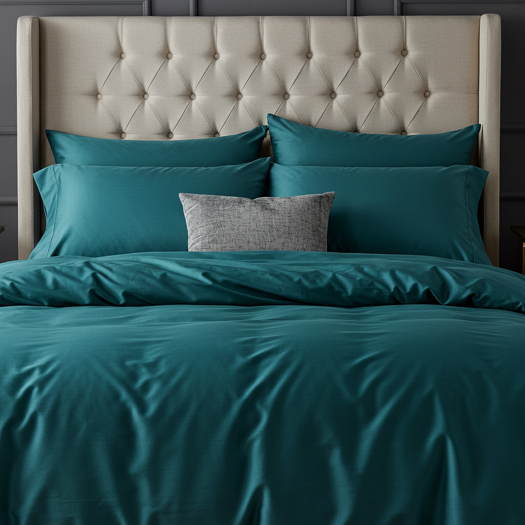 Charm Baumwolle Satin Spannbettlaken