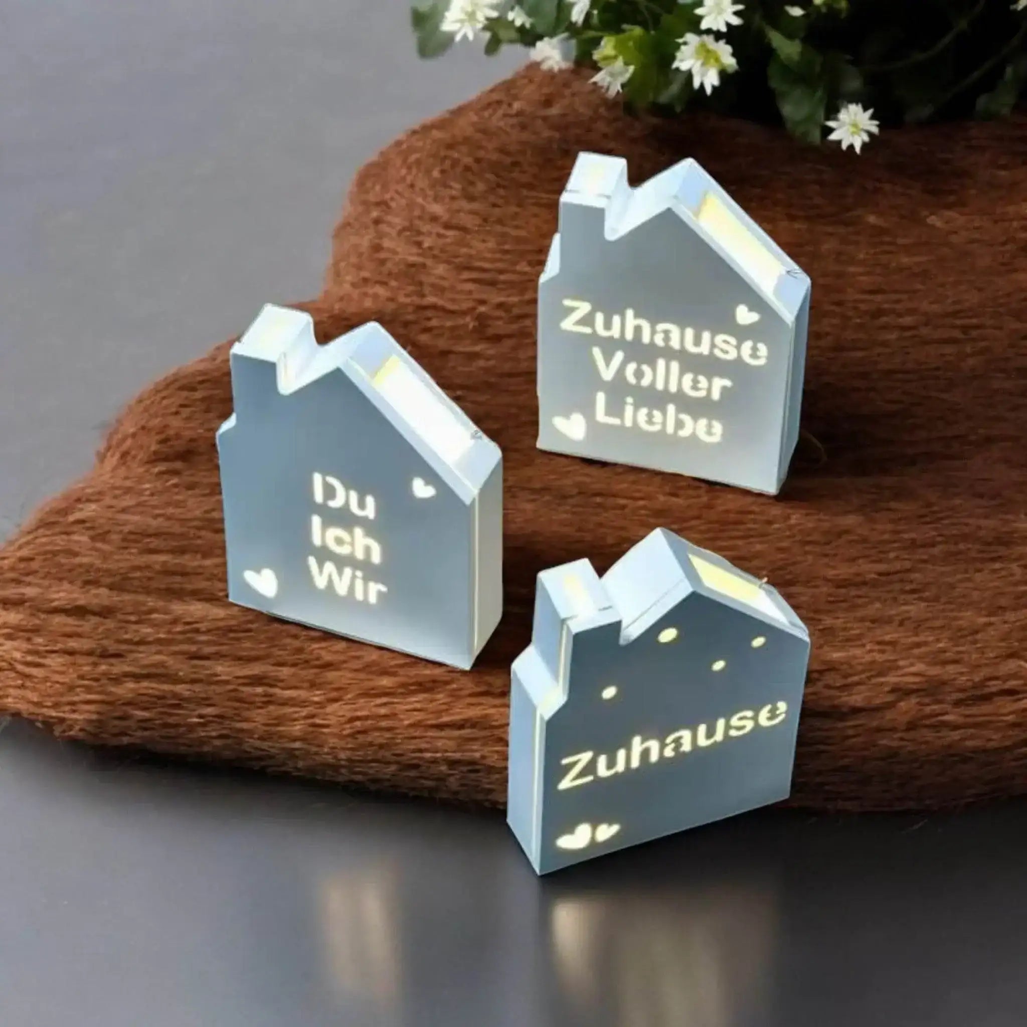 Ersatz-Frontplatte für Licht-Dekohäuser – Wechselbare Designs für kreative Leuchtdeko