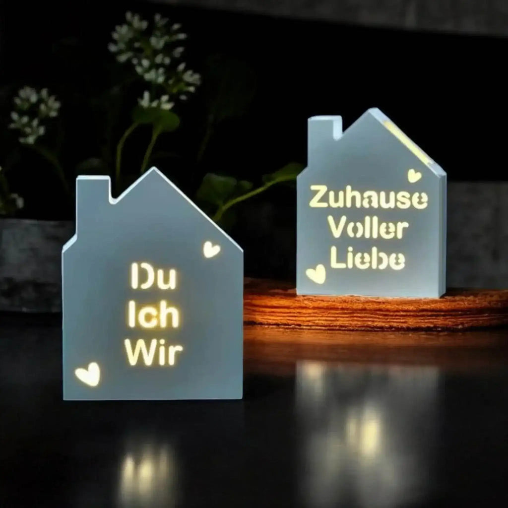 Ersatz-Frontplatte für Licht-Dekohäuser – Wechselbare Designs für kreative Leuchtdeko